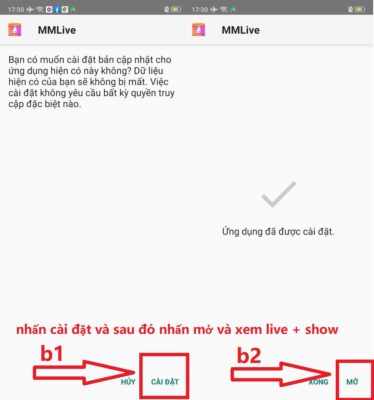 MMlive apk cài đặt không được cách cài đặt ứng dụng 3 mmlive-apk