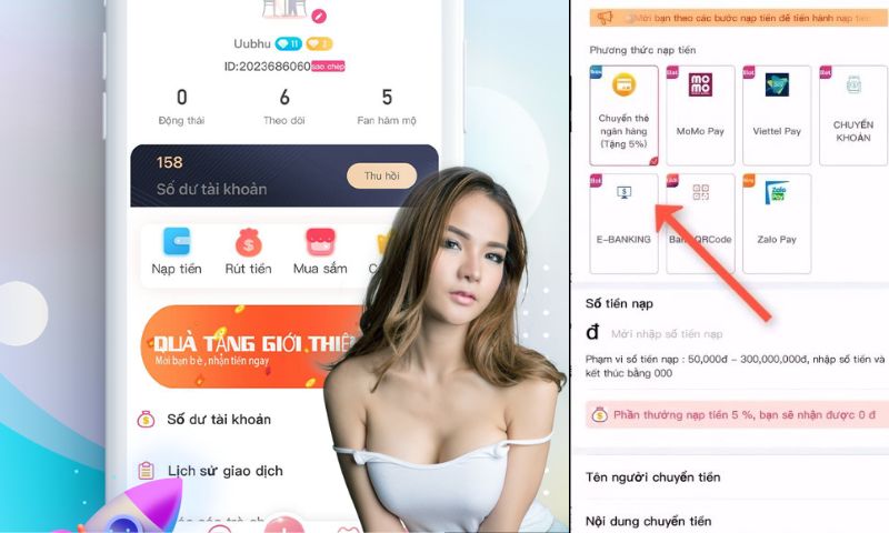 Hướng dẫn cách nạp tiền MMlive 2023 cho các tay chơi "gà mờ" 3 phương thức thanh toán