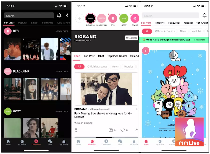 Giới thiệu app trò chuyện cùng idol - kết bạn cùng thần tượng cực đã 2 Đam mê Kpop