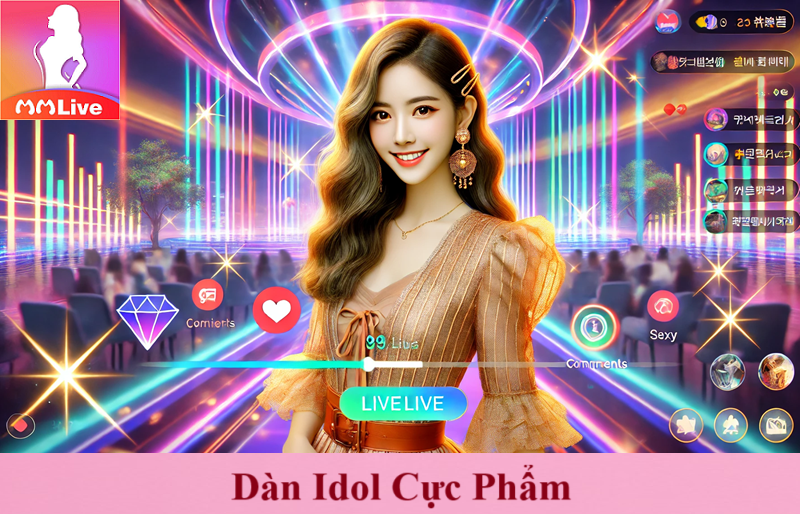 MMLive PC Livestream Đỉnh Cao Cùng Dàn Idol Top #1 Thị Trường 3 dàn idol cực phẩm